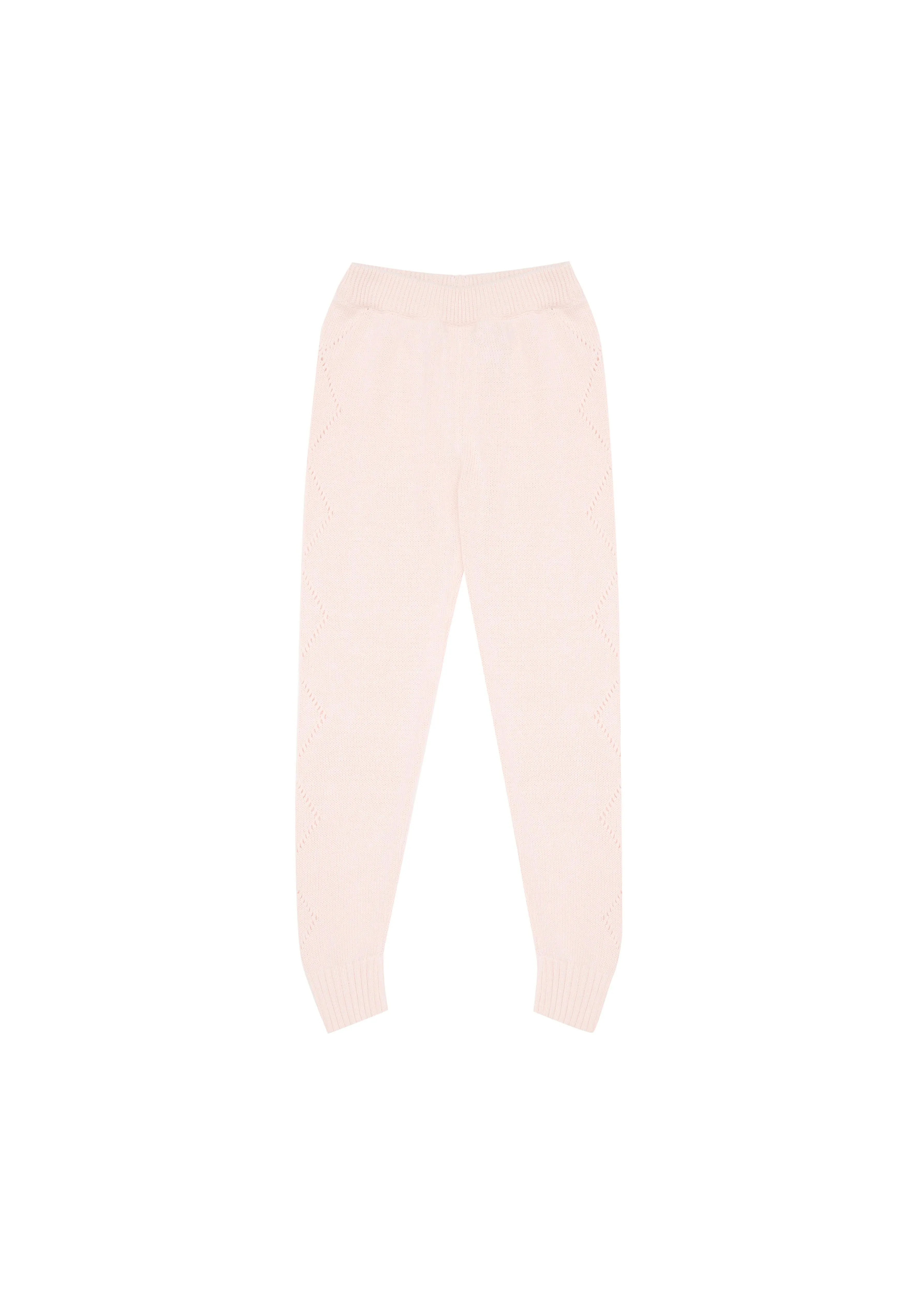 BELLA AND LACE KNITTED LEGGINGS - PINK ROSE