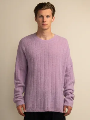 Cashmere Boucle Sweater_Lilac