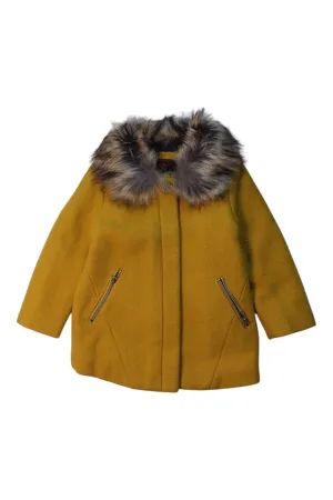 Catimini Faux Fur Collar Coat 3T