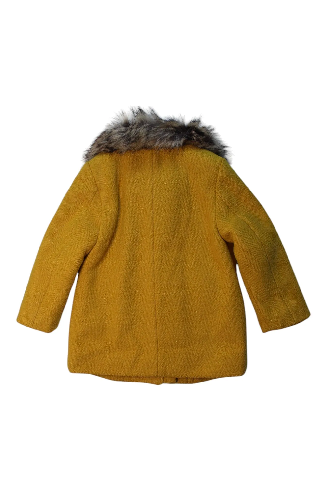 Catimini Faux Fur Collar Coat 3T