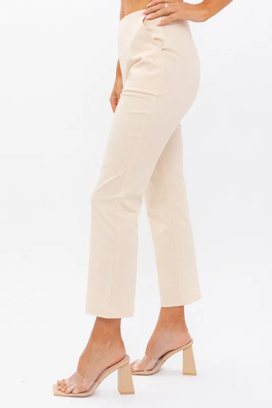 Dora High-Waisted Crop Pants