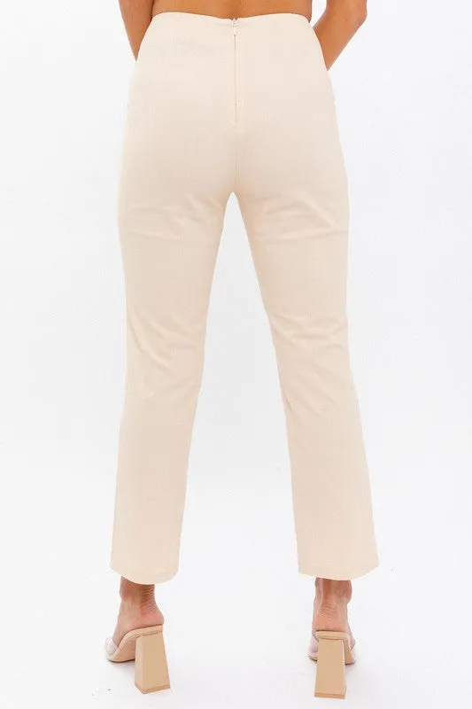 Dora High-Waisted Crop Pants