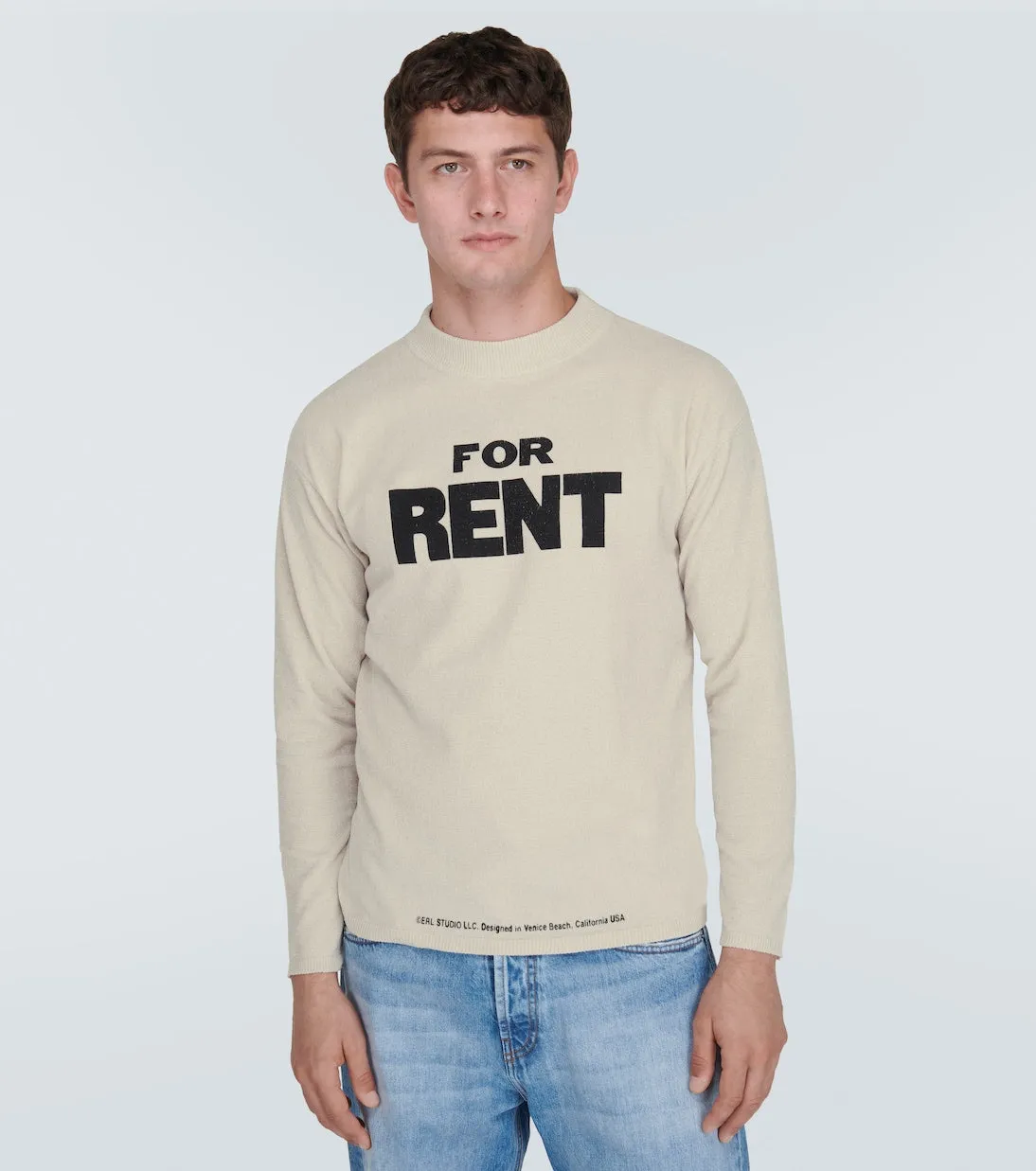 Erl sweater for rent, white
