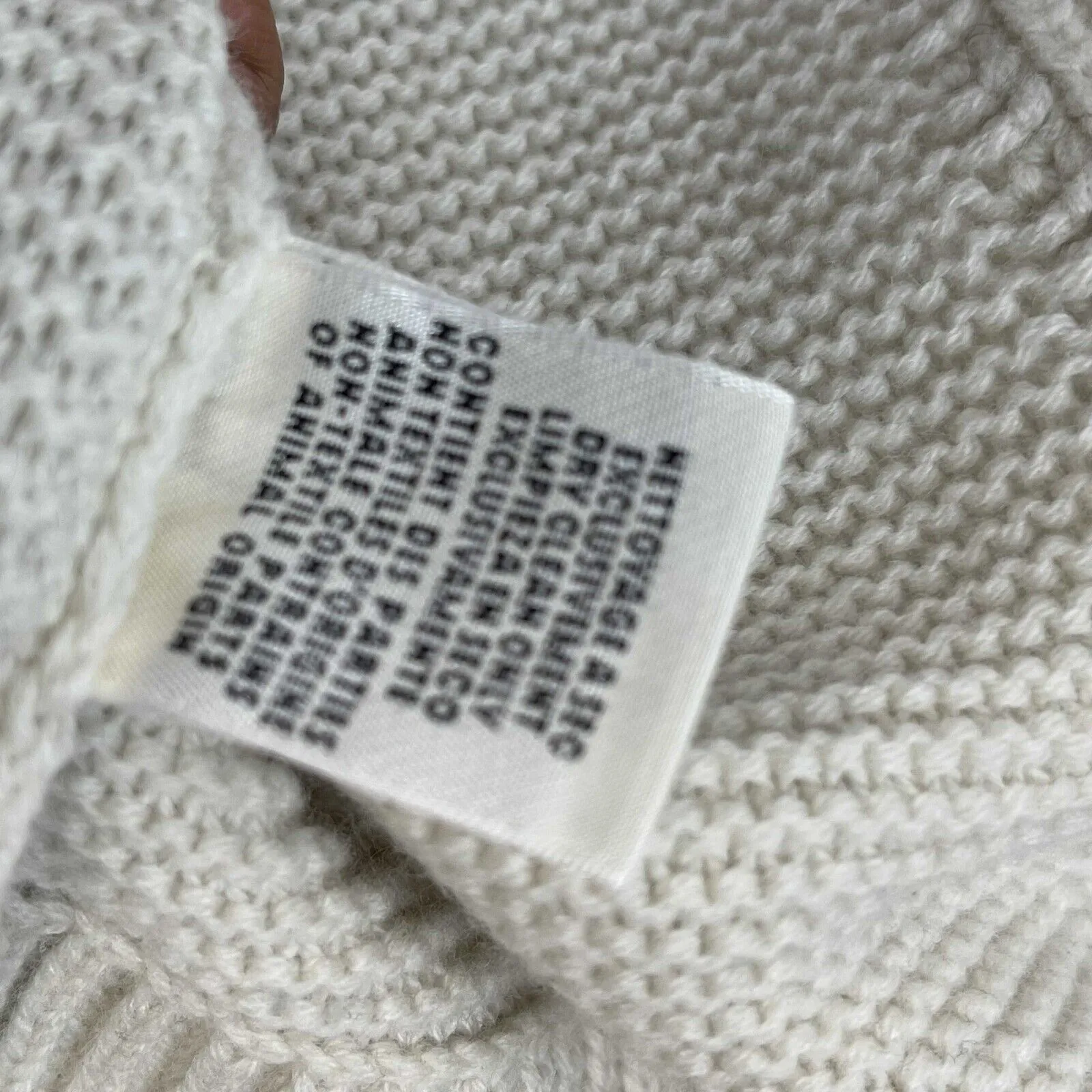 Hermes Excellent Ivory virgin wool cardigan 36 US 4 - zip up sweater coat jacket