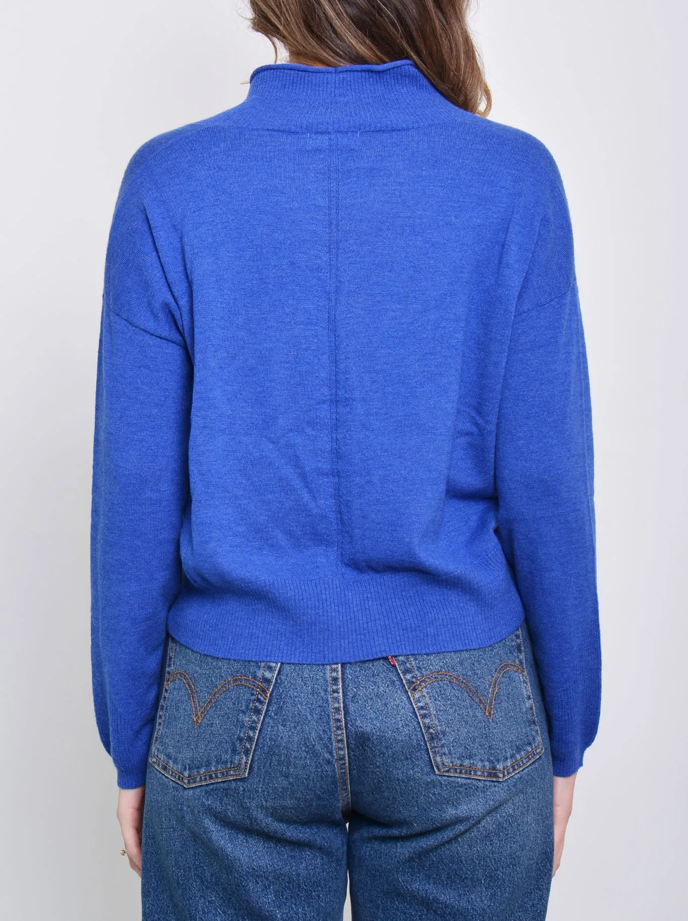 JAMES MELBOURNE BOXY CROPPED CARDIGAN