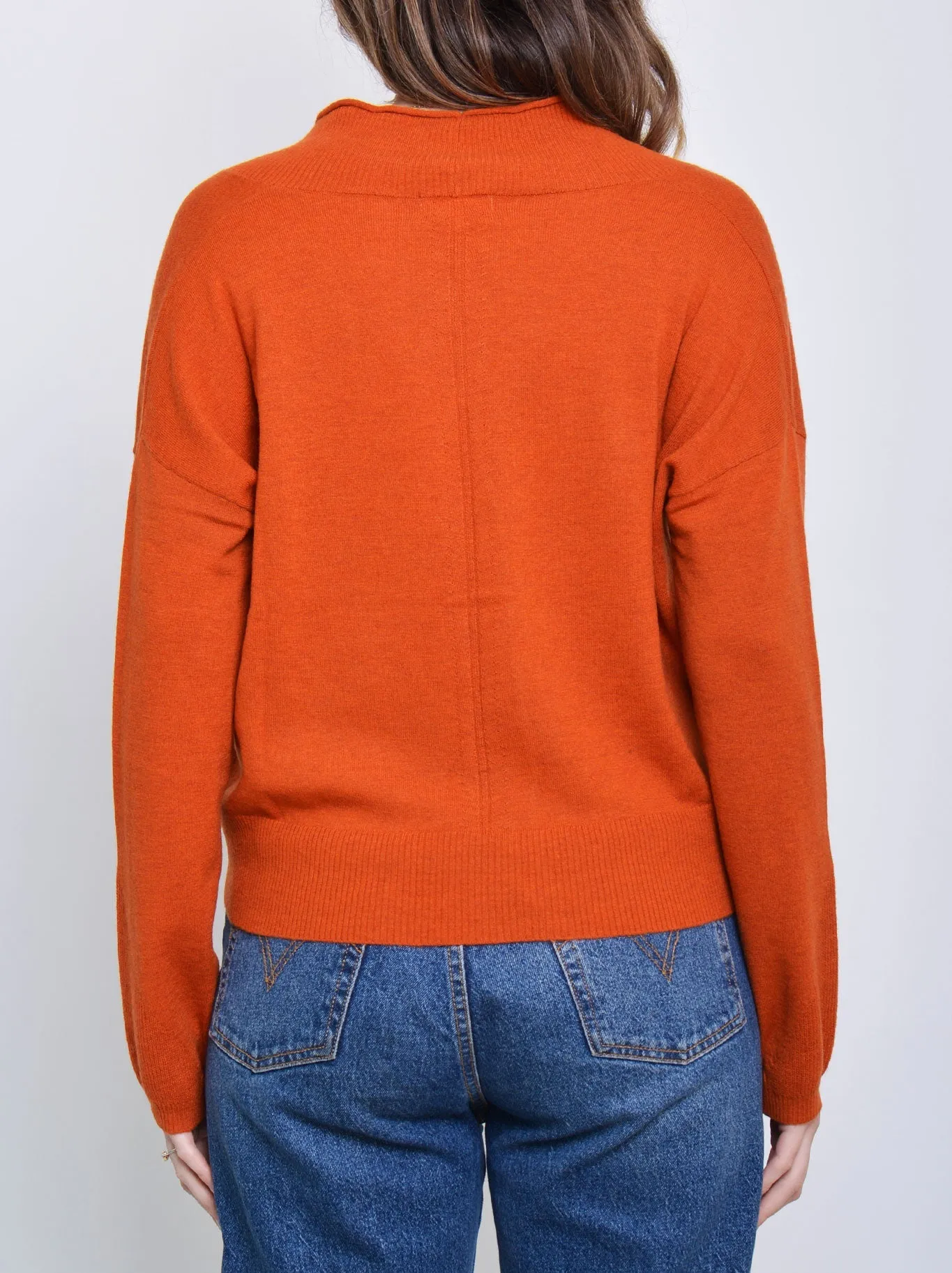 JAMES MELBOURNE BOXY CROPPED CARDIGAN