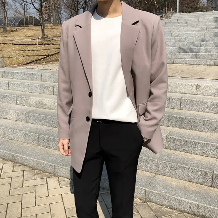 [Korean Style] 2 Colors Loose Casual Jackets