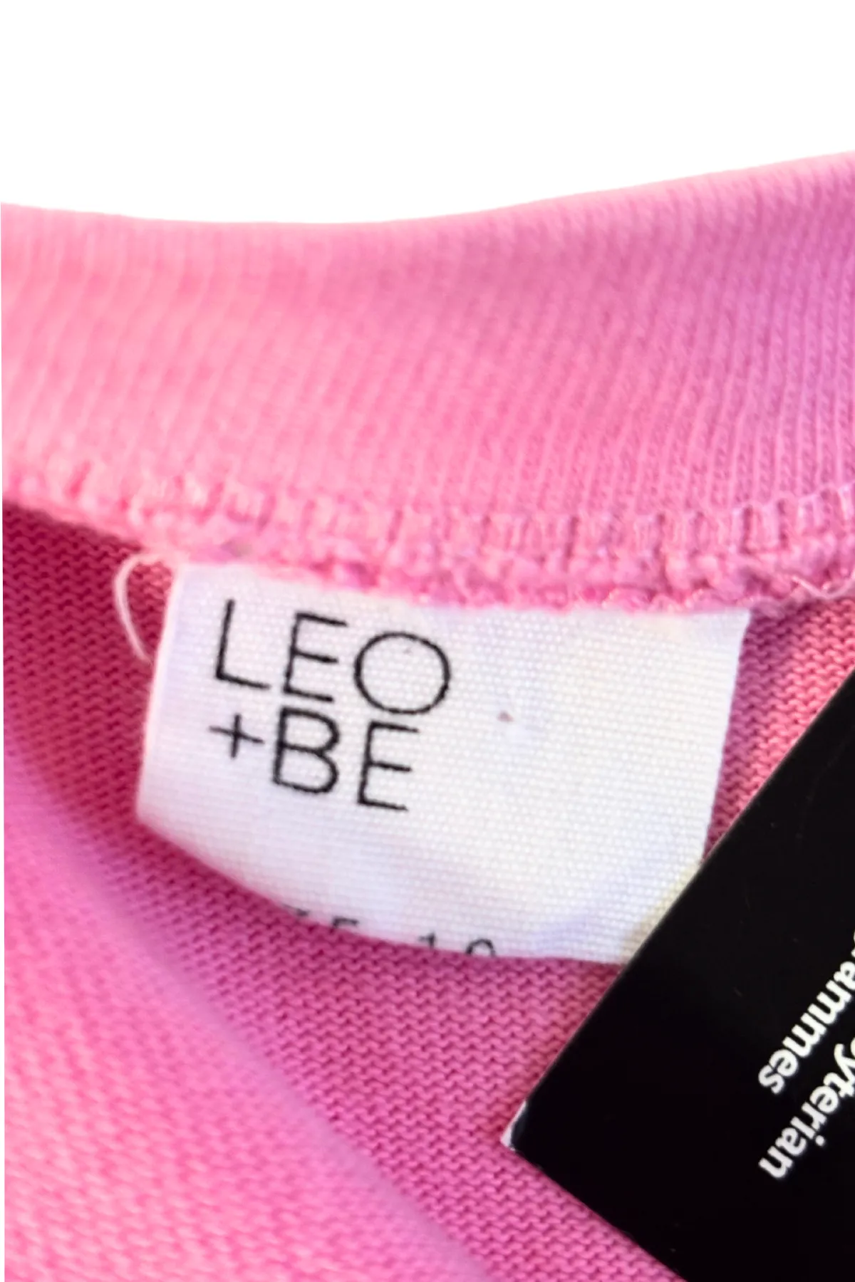 LEO   BE bubble gum pink longsleeve top, 10