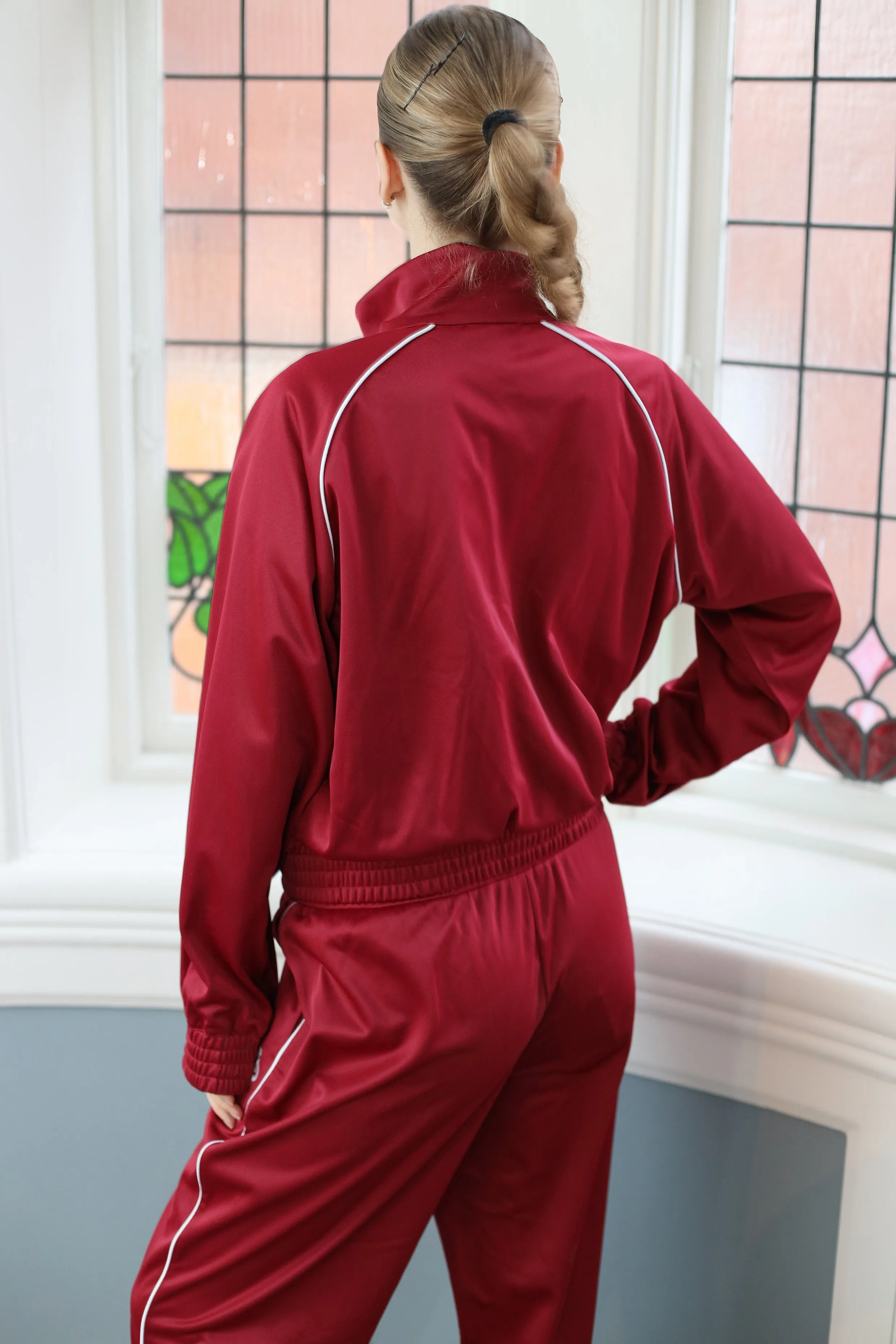 Lesliecras Track Jacket - Rhubarb Red