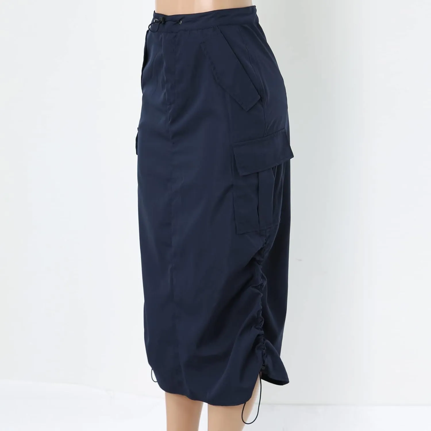 Long Skirt for Women Cargo Midi Elegant Pencil Skirt Beach Maxi Sexy Midi Skirts with Pocket Pencil Skirt for
