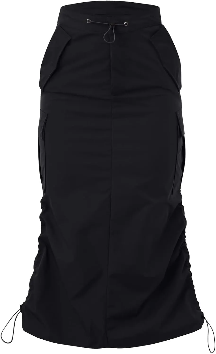 Long Skirt for Women Cargo Midi Elegant Pencil Skirt Beach Maxi Sexy Midi Skirts with Pocket Pencil Skirt for