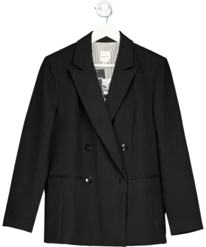 Maeve Black Double Breasted Blazer UK S
