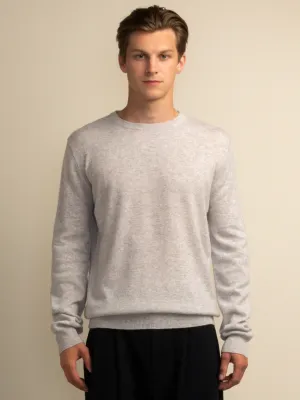Men Crew Neck Sweater_Grey