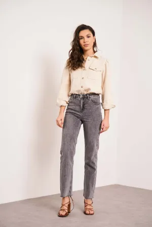 Oraije Straight High-Waist Jeans