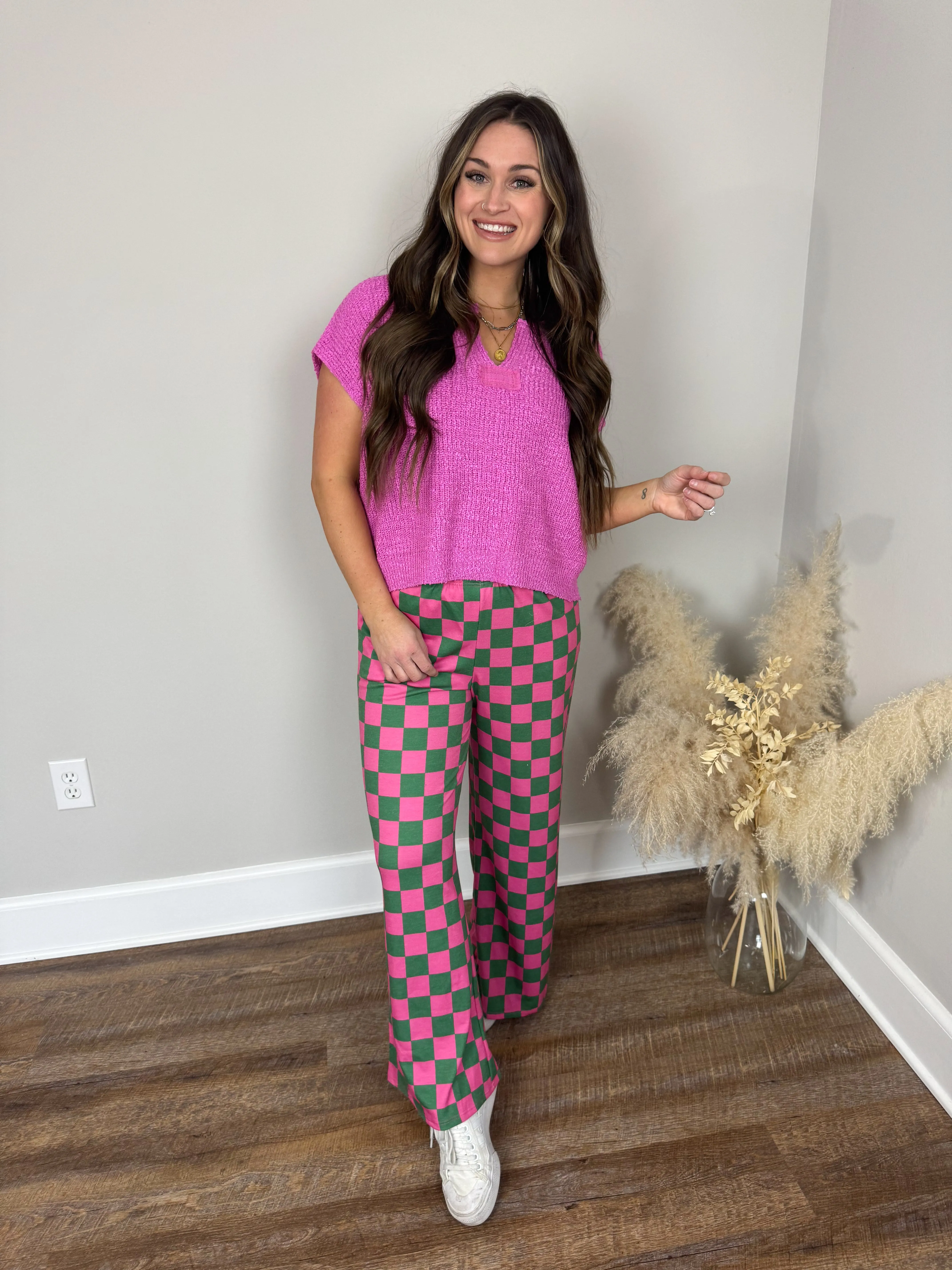 Tasha Checkered Pants