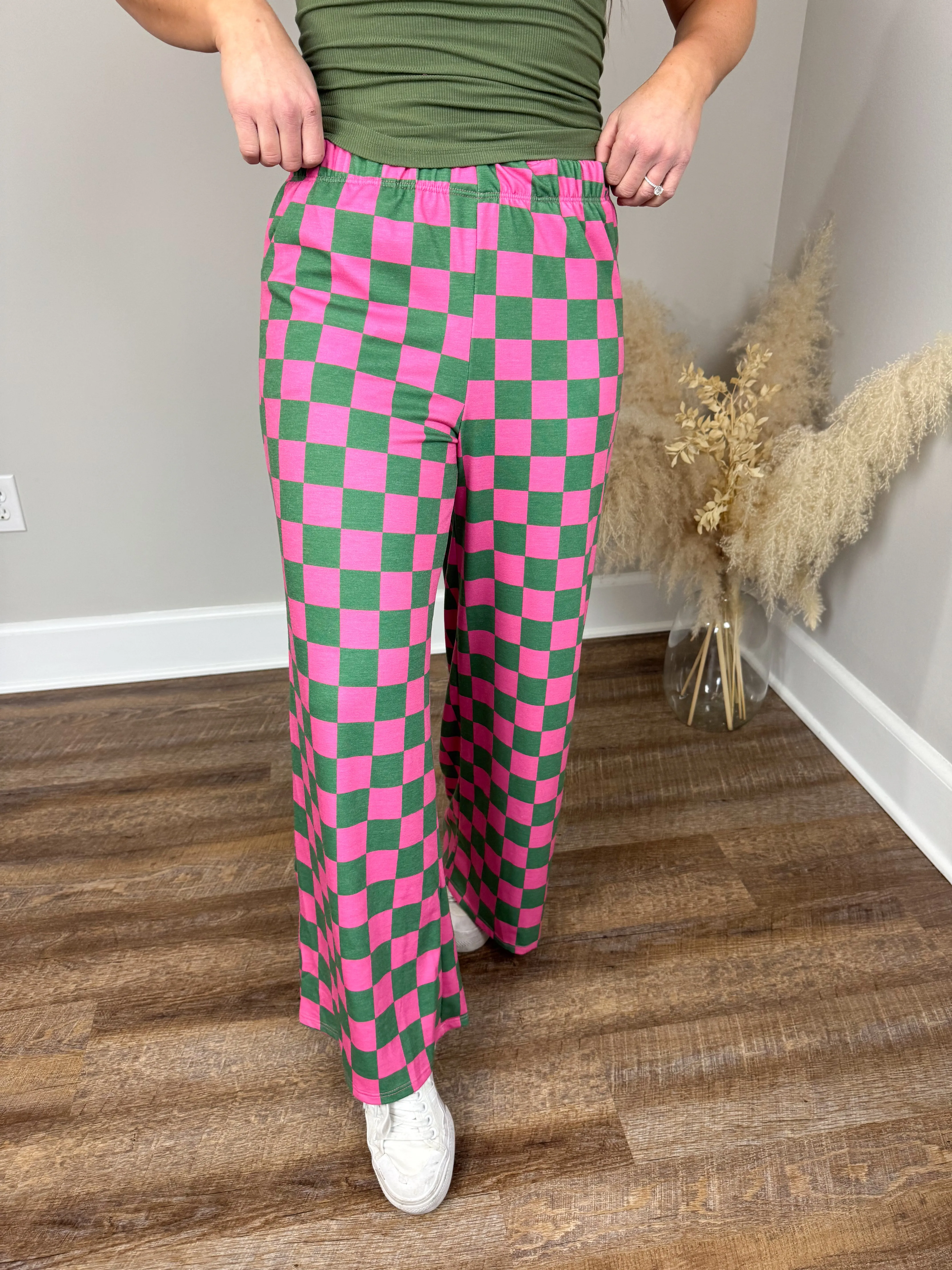 Tasha Checkered Pants
