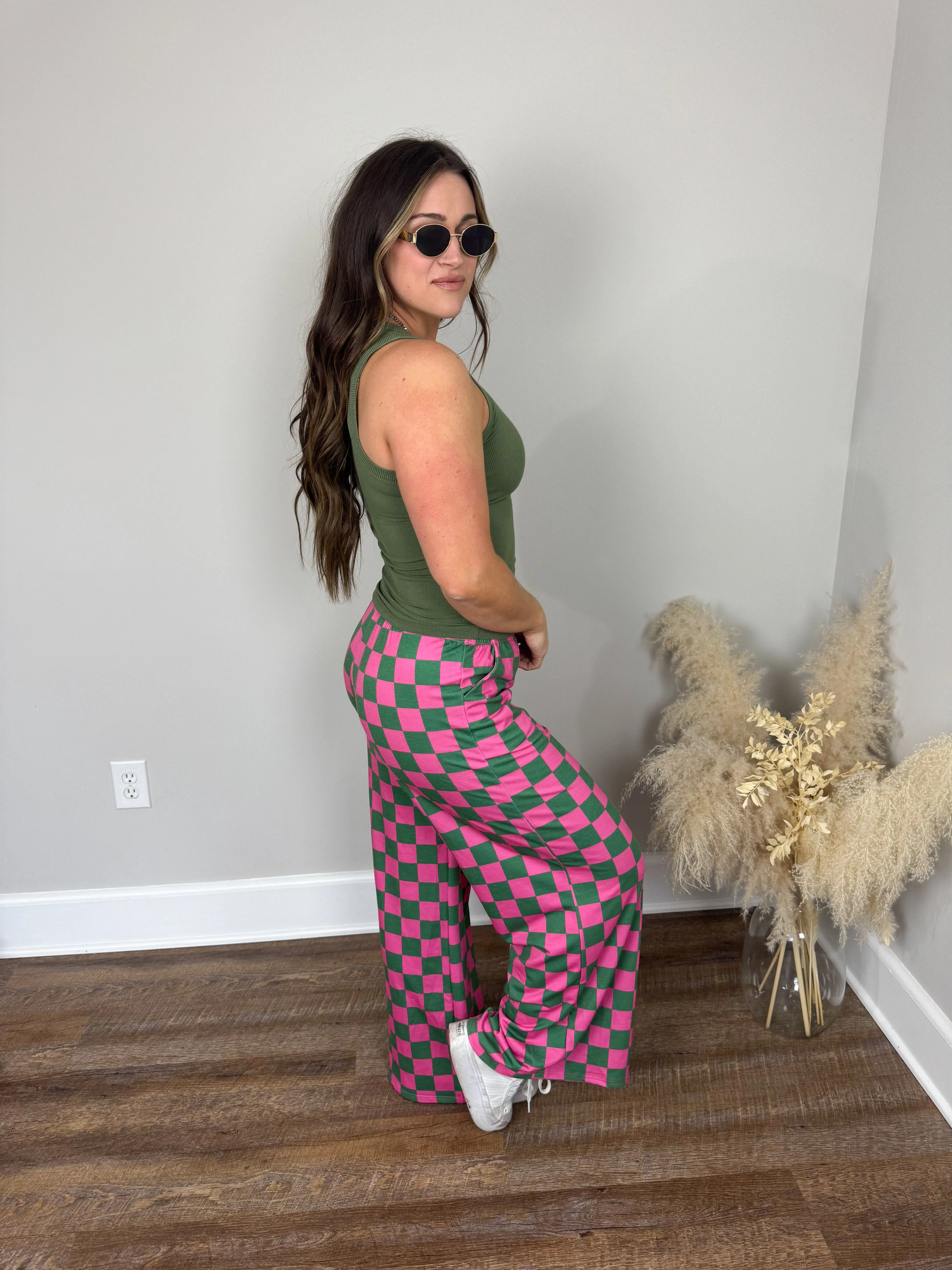 Tasha Checkered Pants