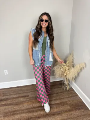 Tasha Checkered Pants