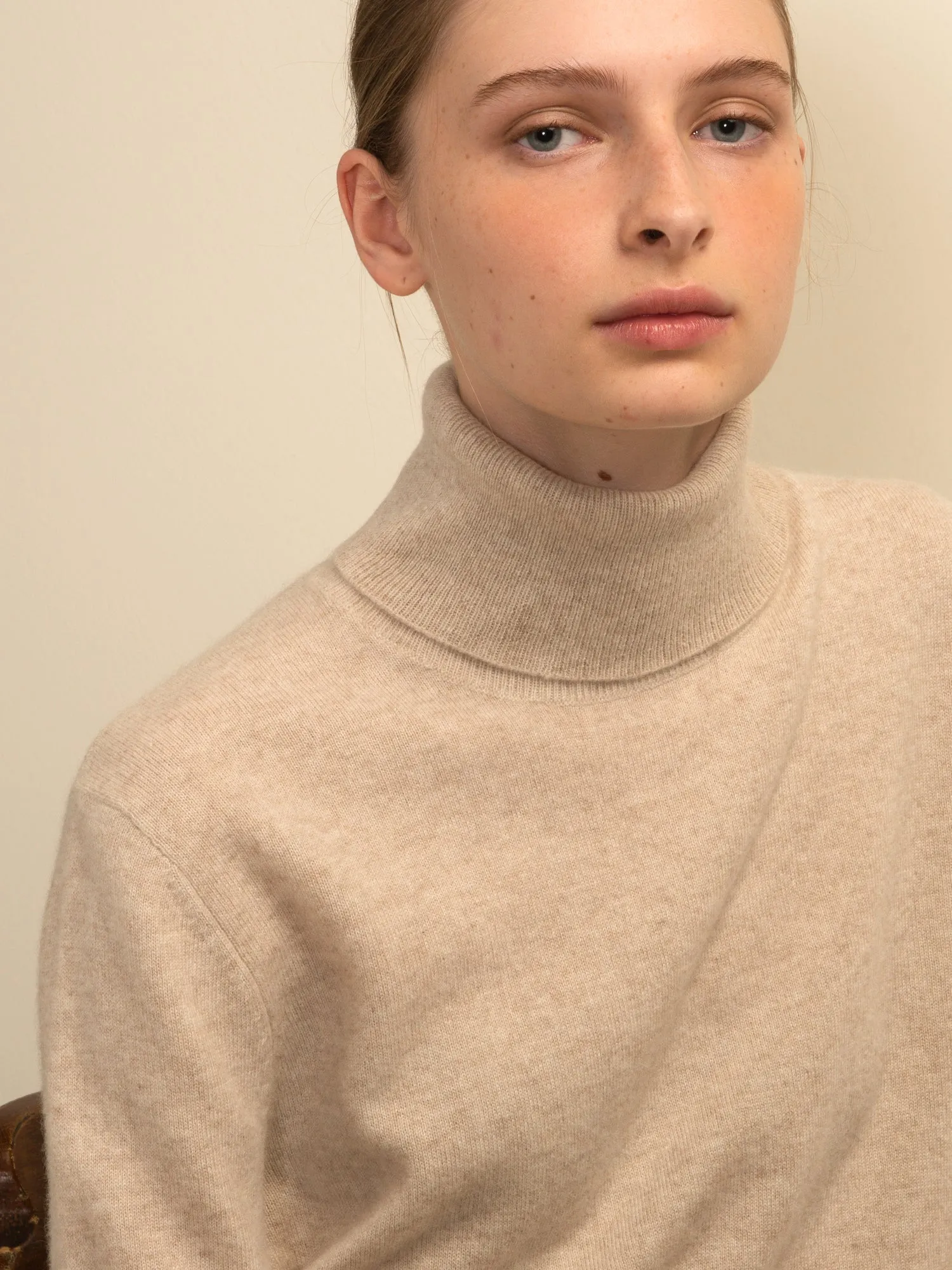 Turtleneck Sweater_Oatmeal