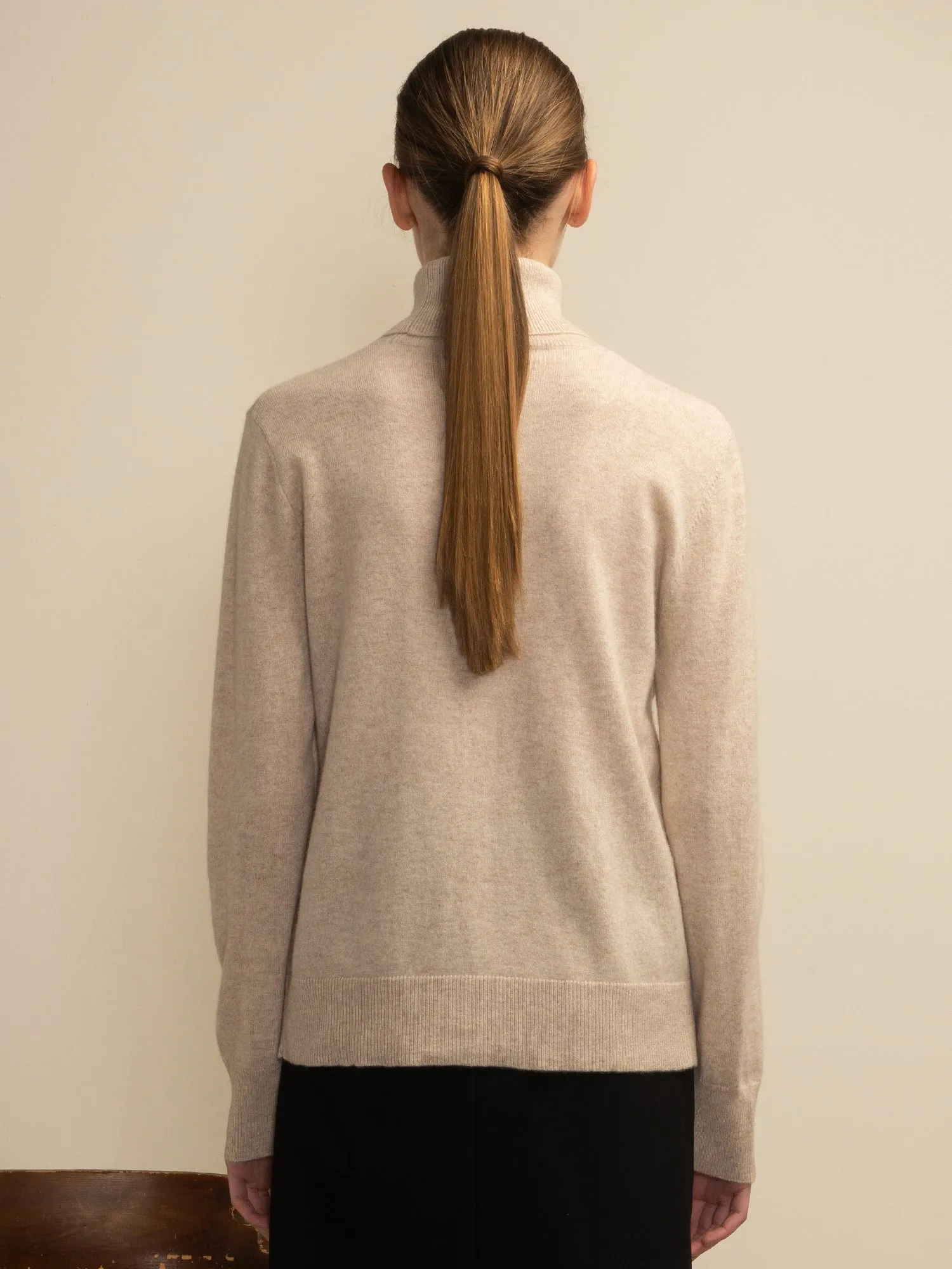 Turtleneck Sweater_Oatmeal