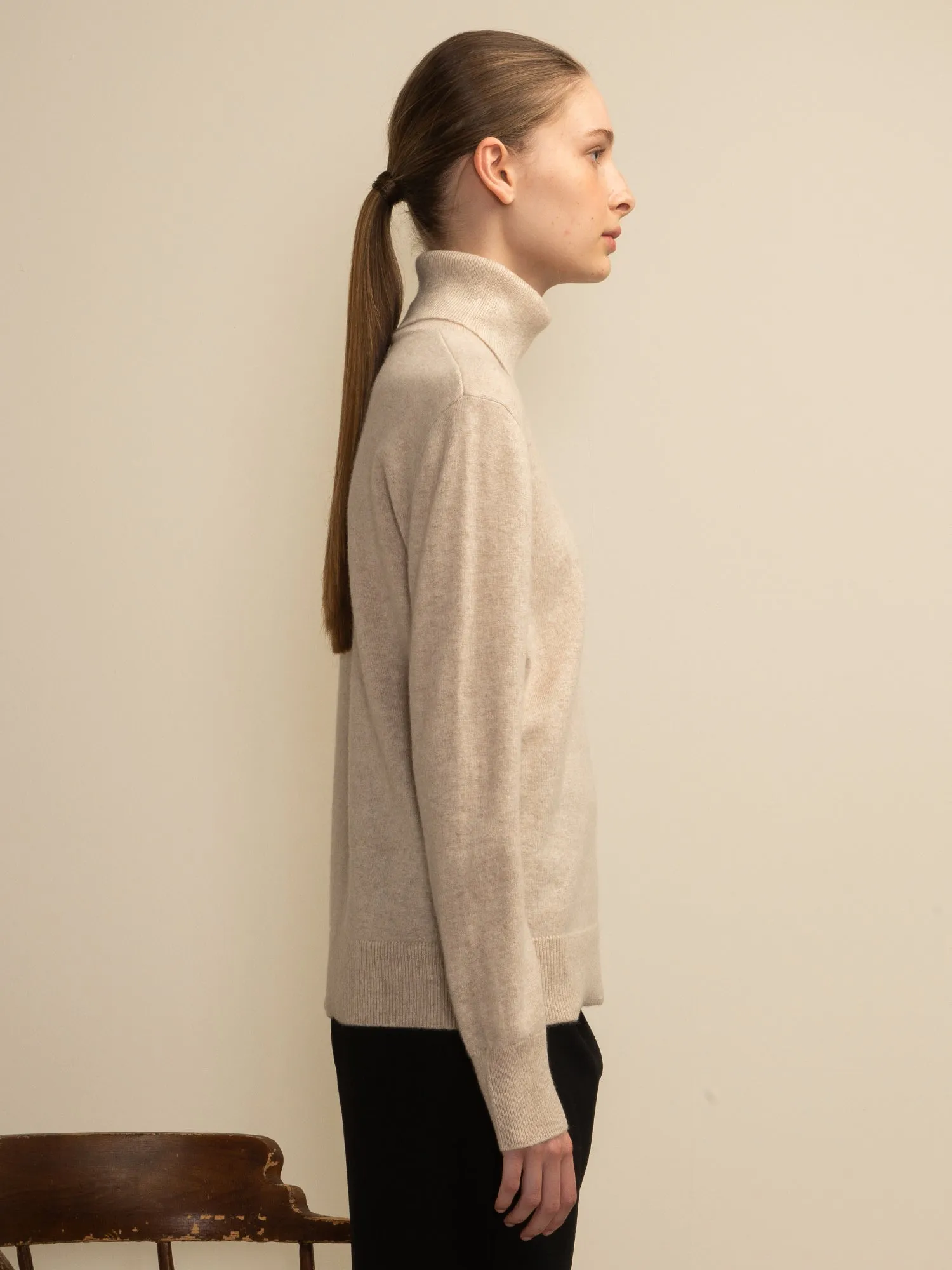 Turtleneck Sweater_Oatmeal
