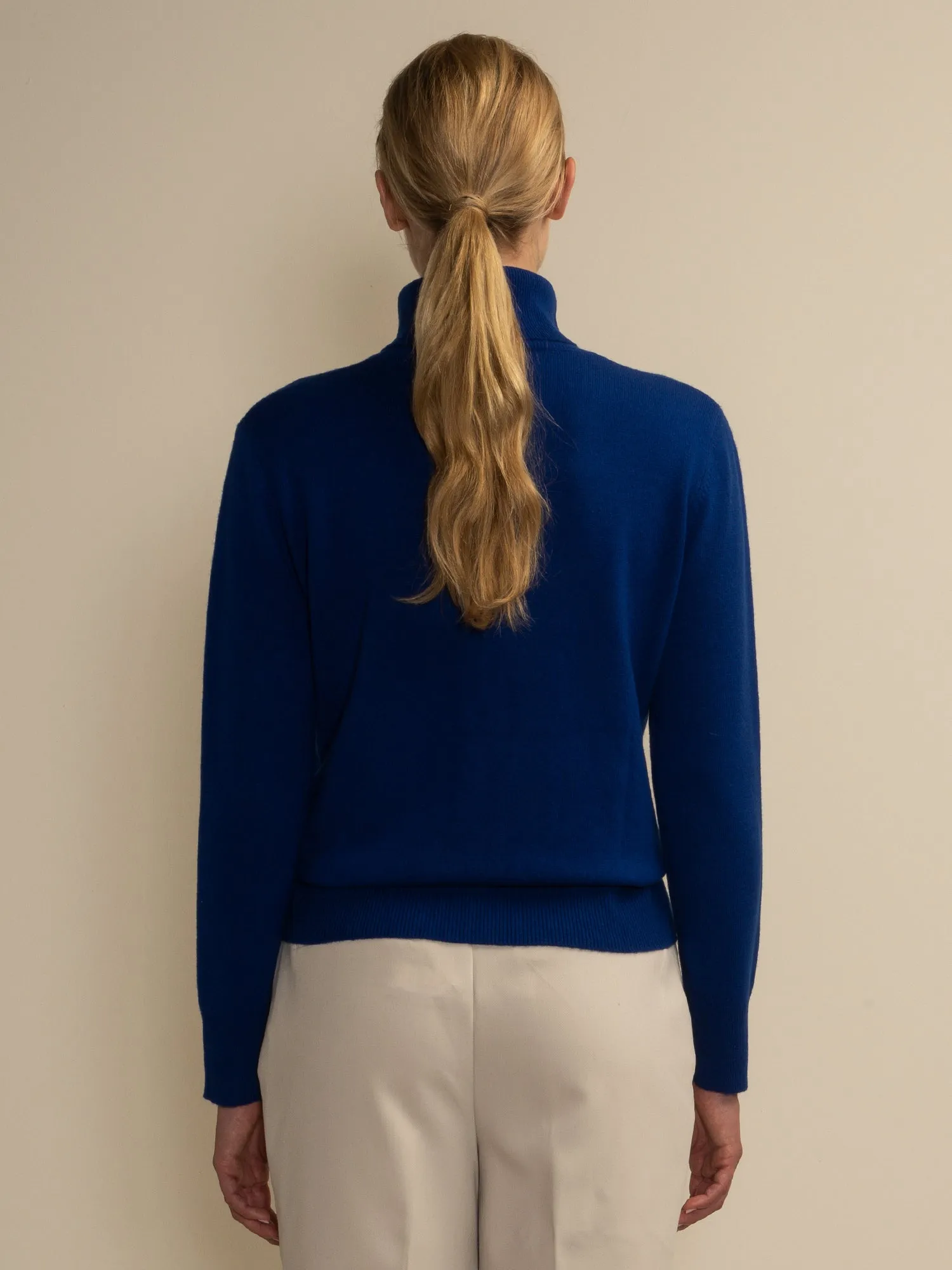 Turtleneck Sweater_Royal Blue