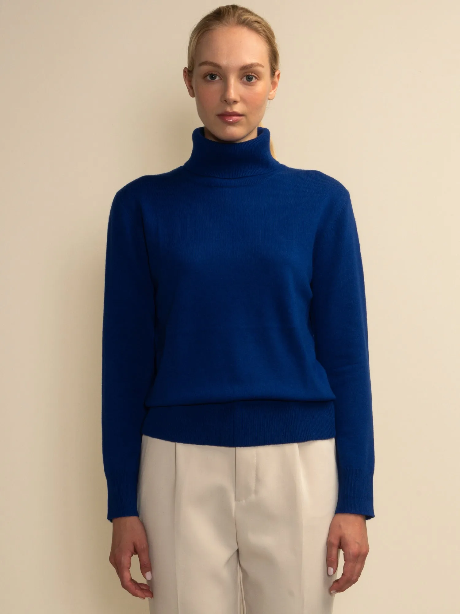 Turtleneck Sweater_Royal Blue