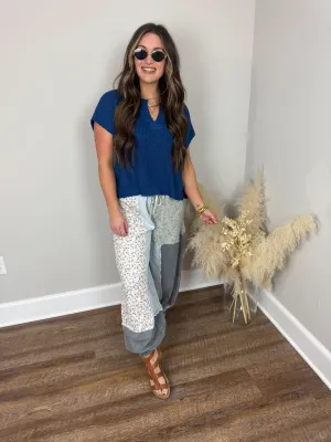Wildflower Joggers | Blue