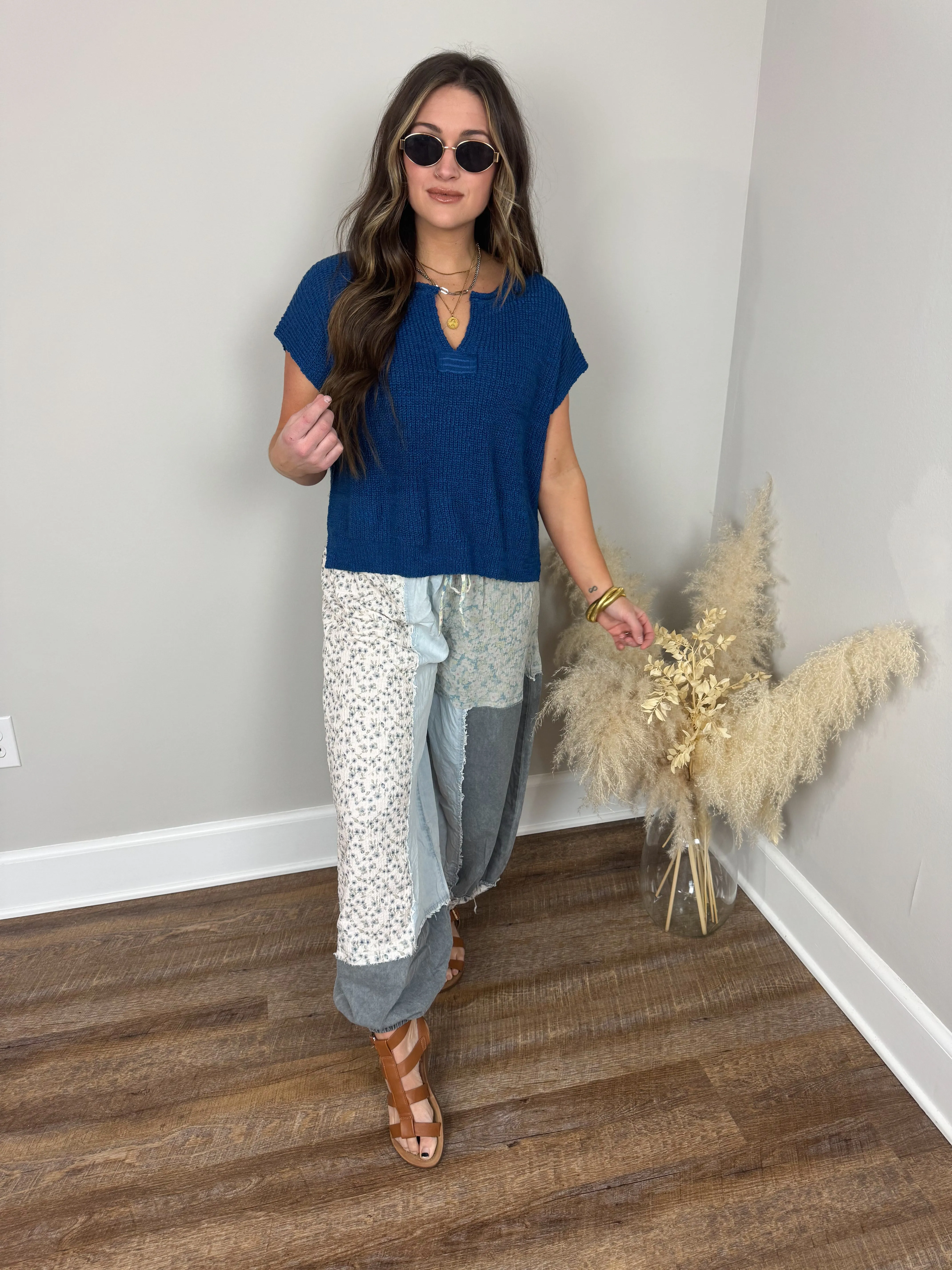 Wildflower Joggers | Blue