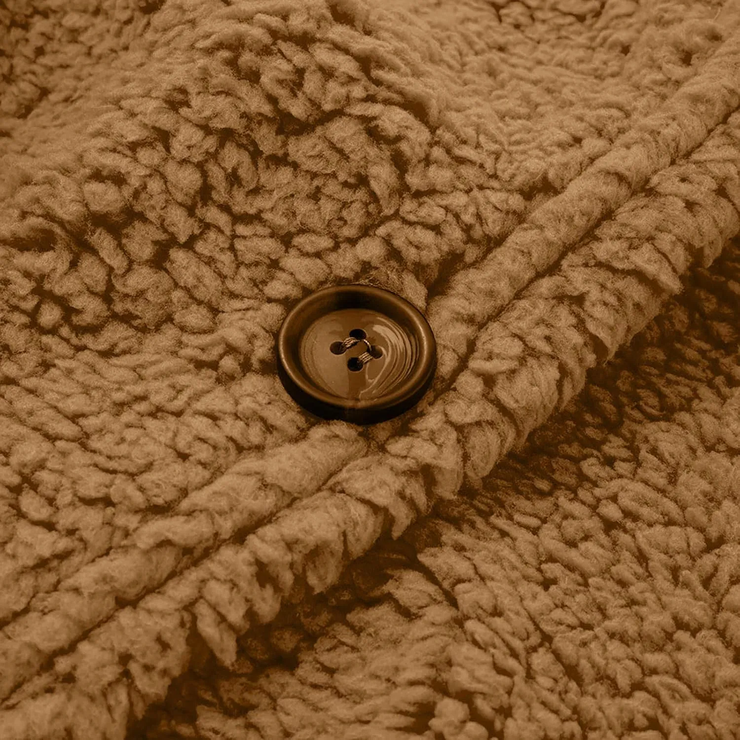 Winter Coat for Women 2024 Soft Fleece Jacket Fuzzy Sherpa Cardigan Open Front Fleece Button Down Warm Casual Sweater