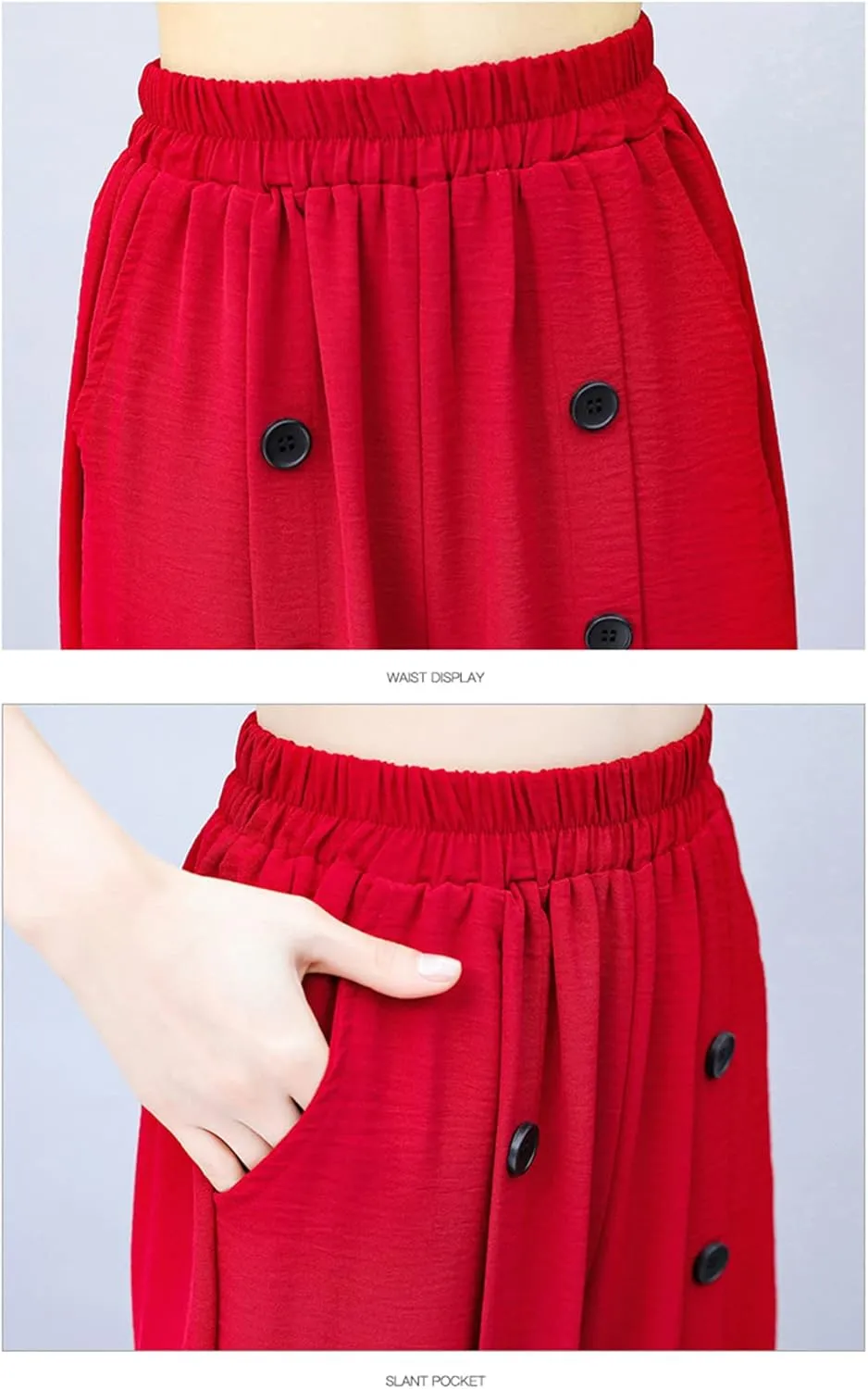 Women's High Waist Summer Linen Street Vintage Harem Pants