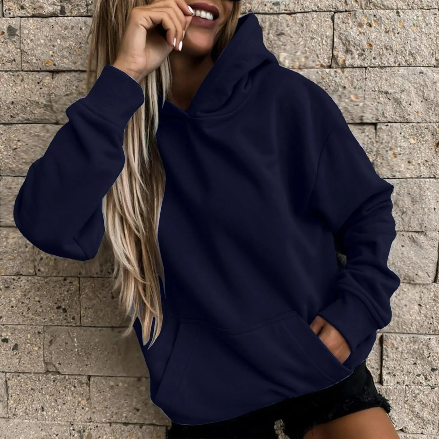 Womens Hoodies Oversized Sweatshirts Pullover Fleece Sweaters Casual Long Sleeve Winter Fall Outfits Fashion Clothes